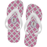 Diamond Print w/Princess Flip Flops - XSmall (Personalized)