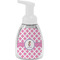 Diamond Print w/Princess Foam Soap Bottle - White