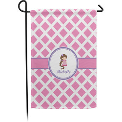 Diamond Print w/Princess Garden Flag (Personalized)