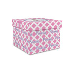 Diamond Print w/Princess Gift Box with Lid - Canvas Wrapped - Small (Personalized)