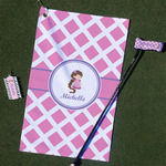 Diamond Print w/Princess Golf Towel Gift Set (Personalized)