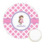 Diamond Print w/Princess Icing Circle - Medium - Front