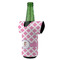 Diamond Print w/Princess Jersey Bottle Cooler - ANGLE (on bottle)