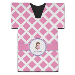 Diamond Print w/Princess Jersey Bottle Cooler (Personalized)