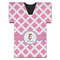 Diamond Print w/Princess Jersey Bottle Cooler - FRONT (flat)