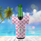 Diamond Print w/Princess Jersey Bottle Cooler - LIFESTYLE