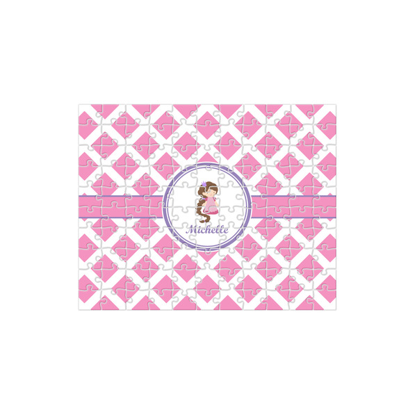 Custom Diamond Print w/Princess 110 pc Jigsaw Puzzle (Personalized)