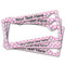 Diamond Print w/Princess License Plate Frames - (PARENT MAIN)