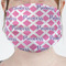 Diamond Print w/Princess Mask - Pleated (new) Front View on Girl