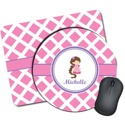 Diamond Print w/Princess Mouse Pad (Personalized)