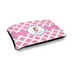 Diamond Print w/Princess Outdoor Dog Bed - Medium (Personalized)