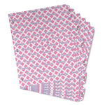 Diamond Print w/Princess Binder Tab Divider - Set of 6 (Personalized)