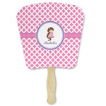 Diamond Print w/Princess Paper Fan (Personalized)