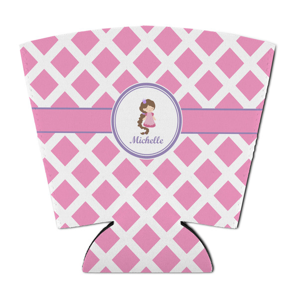 Custom Diamond Print w/Princess Party Cup Sleeve - with Bottom (Personalized)