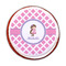 Diamond Print w/Princess Printed Icing Circle - Medium - On Cookie