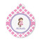 Diamond Print w/Princess Round Pet Tag