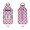 Diamond Print w/Princess Sanitizer Holder Keychain - Large APPROVAL (Flat)