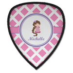 Diamond Print w/Princess Iron on Shield Patch A w/ Name or Text