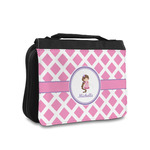 Diamond Print w/Princess Toiletry Bag - Small (Personalized)