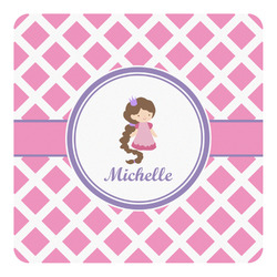 Diamond Print w/Princess Square Decal - Small (Personalized)