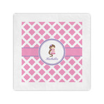 Diamond Print w/Princess Standard Cocktail Napkins (Personalized)