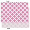 Diamond Print w/Princess Tissue Paper - Heavyweight - Large - Front & Back