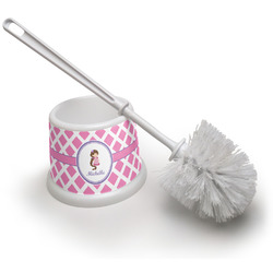 Diamond Print w/Princess Toilet Brush (Personalized)