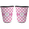 Diamond Print w/Princess Trash Can Black - Front and Back - Apvl