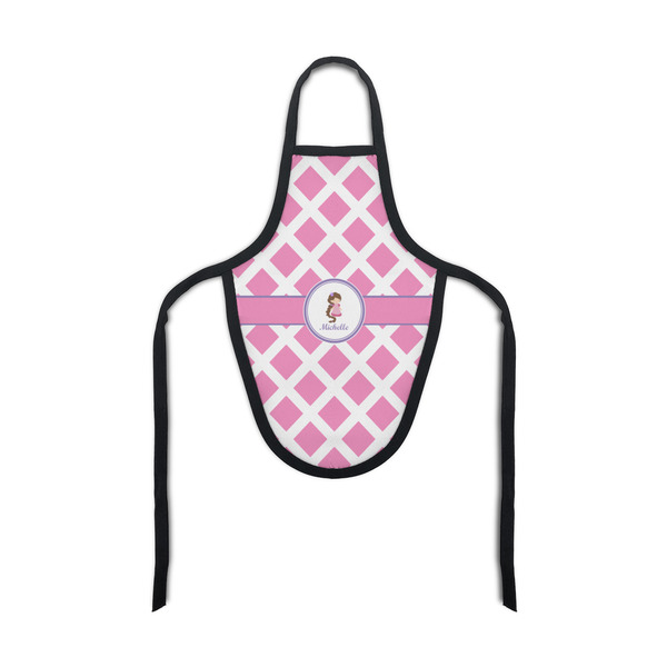 Custom Diamond Print w/Princess Bottle Apron (Personalized)