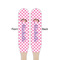 Diamond Print w/Princess Wooden Food Pick - Paddle - Double Sided - Front & Back