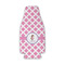 Diamond Print w/Princess Zipper Bottle Cooler - FRONT (flat)