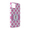 Diamond Print w/Princess iPhone 14 Case - Angle