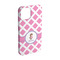 Diamond Print w/Princess iPhone 15 Pro Case - Angle