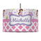 Princess & Diamond Print 12" Drum Lampshade - PENDANT (Fabric)