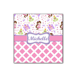 Princess & Diamond Print Wood Print - 12x12 (Personalized)