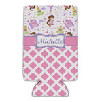 Princess & Diamond Print Can Cooler (16 oz) (Personalized)