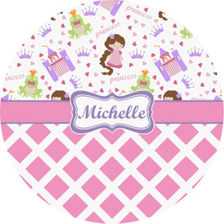 Princess & Diamond Print Multipurpose Round Labels - 2" (Personalized)