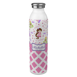 Princess & Diamond Print 20oz Stainless Steel Water Bottle - Full Print (Personalized)