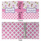 Princess & Diamond Print 3 Ring Binders - Full Wrap - 2" - APPROVAL