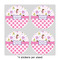 Princess & Diamond Print 4" Multipurpose Round Labels - Sheet