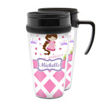 Princess & Diamond Print Acrylic Travel Mug (Personalized)