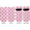 Princess & Diamond Print Adult Ankle Socks - Double Pair - Front and Back - Apvl