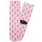 Princess & Diamond Print Adult Crew Socks - Single Pair - Front and Back