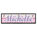 Princess & Diamond Print Bar Mat - Large (Personalized)