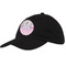 Princess & Diamond Print Baseball Cap - Black (Personalized)