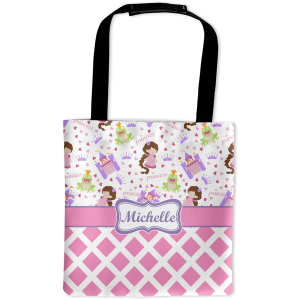 Custom Princess & Diamond Print Auto Back Seat Organizer Bag (Personalized)