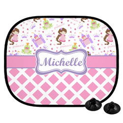 Princess & Diamond Print Car Side Window Sun Shade (Personalized)