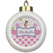 Princess & Diamond Print Ceramic Ball Ornaments Parent