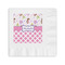 Princess & Diamond Print Coined Cocktail Napkins (Personalized)