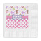 Princess & Diamond Print Embossed Decorative Napkins (Personalized)